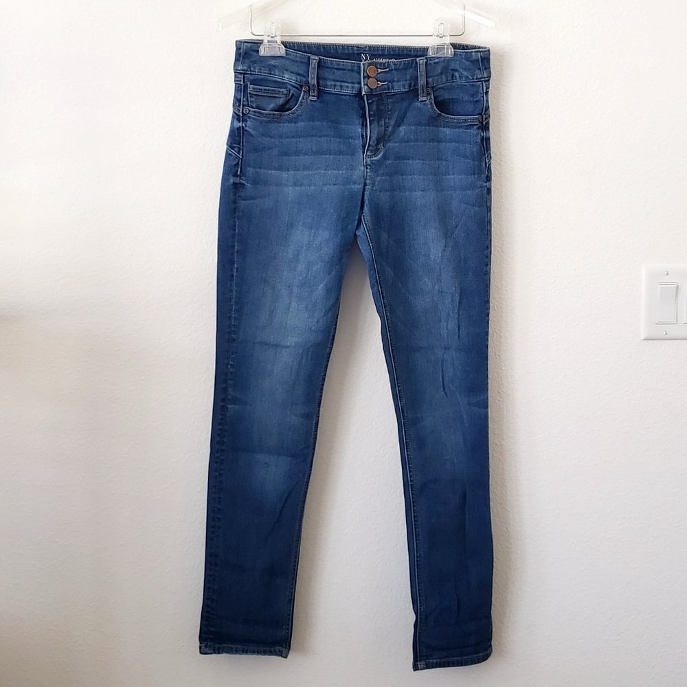New York & Company Curve Creator Skinny Jeans, 8